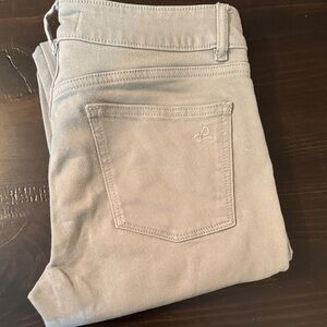 DL1961 Women's Light Gray Florence cropped Skinny Jeans